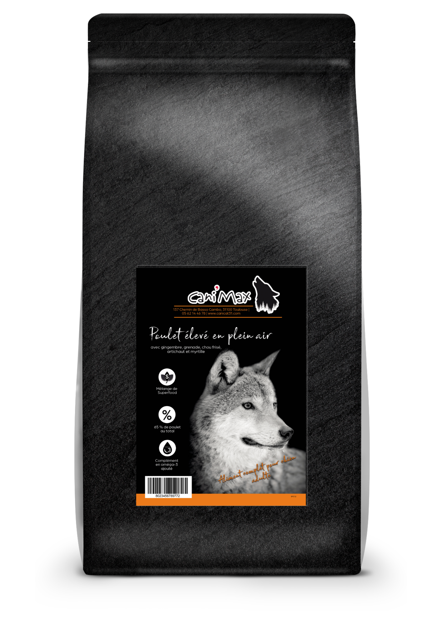Cani'Max Super Food - Adulte - Poulet élevée en plein air