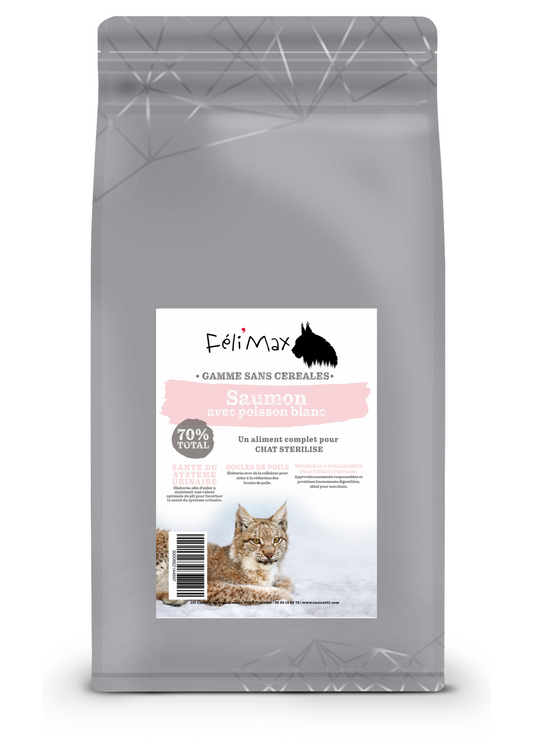 Féli'Max - Sans Céréales - Stérilisé - Saumon