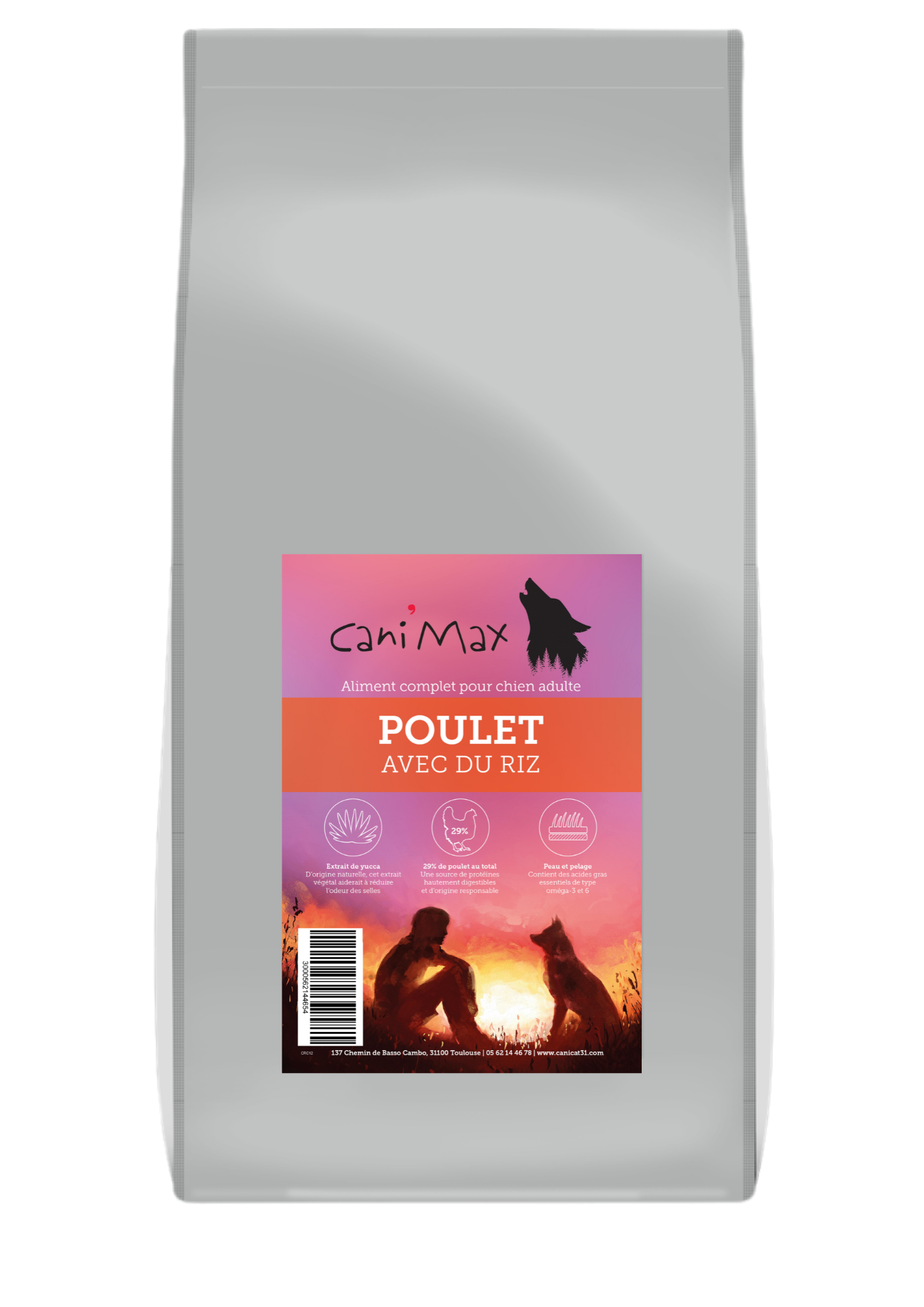 Cani'Max Super Premium - Adulte - Poulet et riz