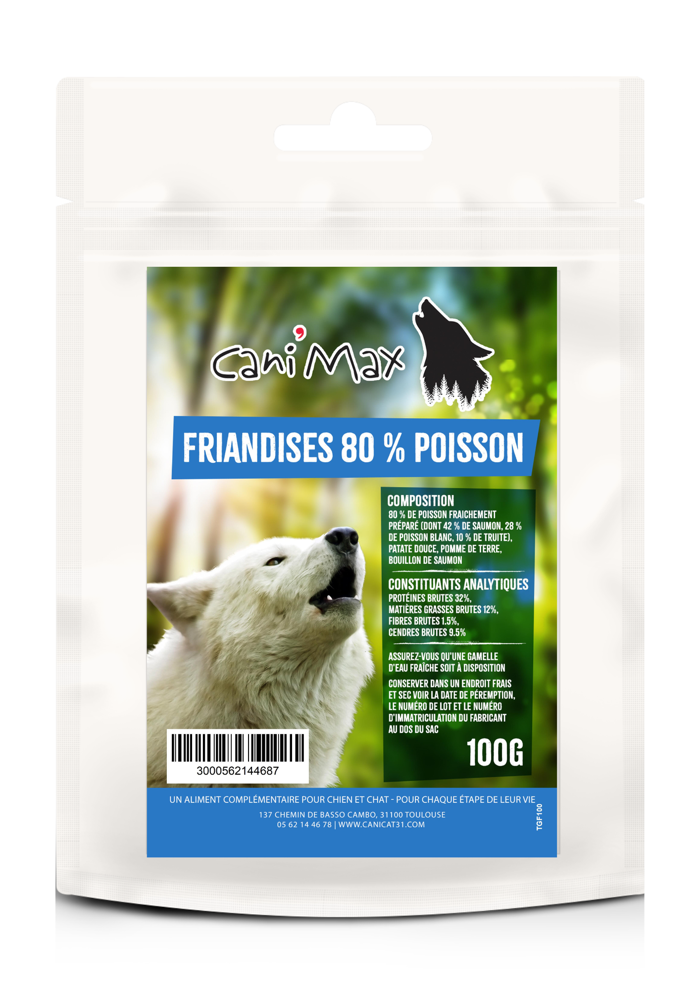 Cani'Max - Friandises - Chien/Chat - Poisson