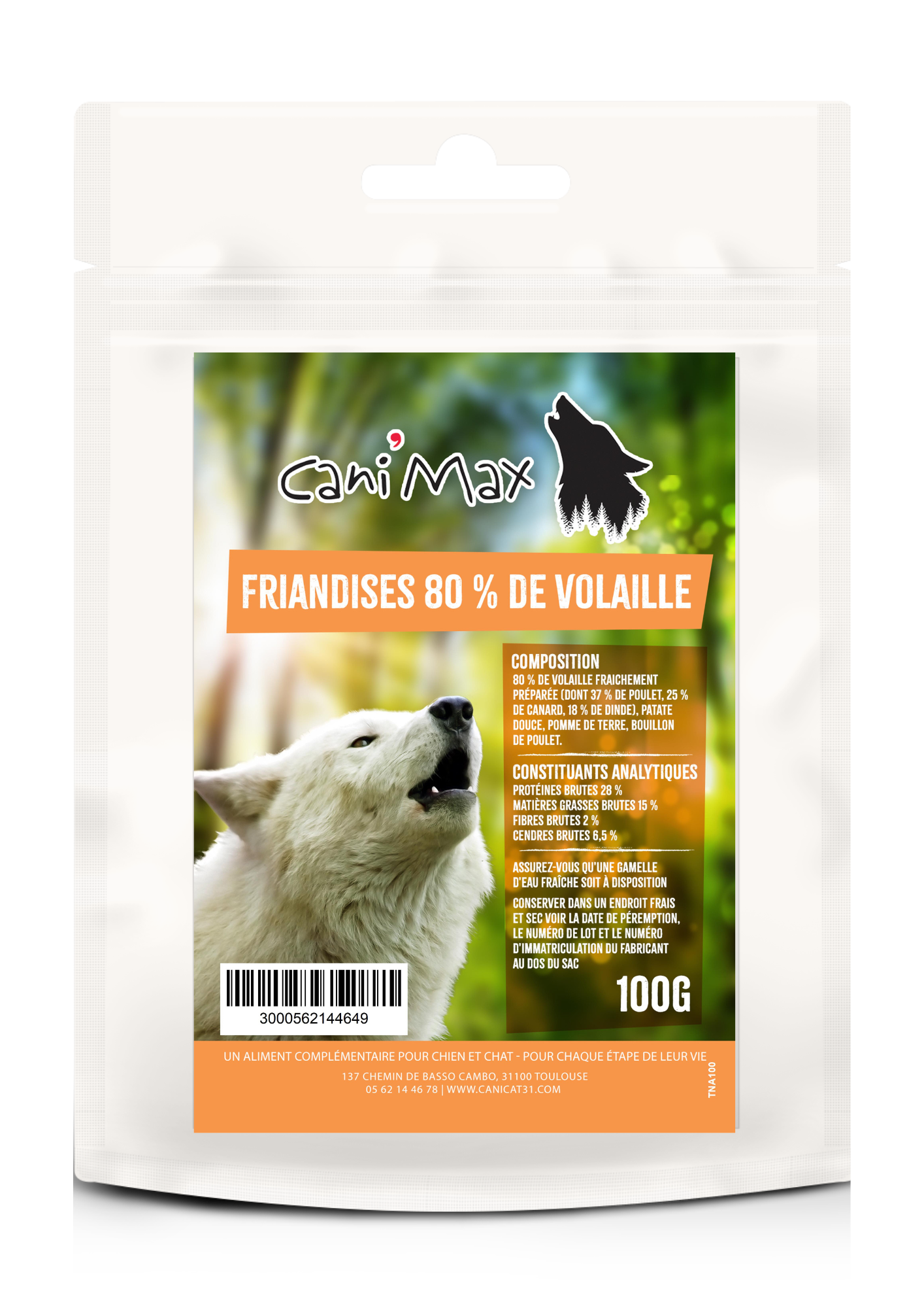 Cani'Max - Friandises - Chien/Chat - Volaille