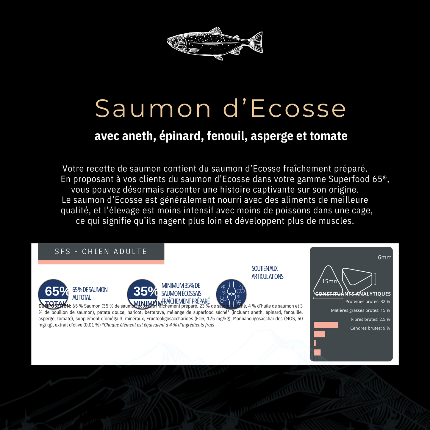 Cani'Max Super Food - Adulte - Saumon d'écosse