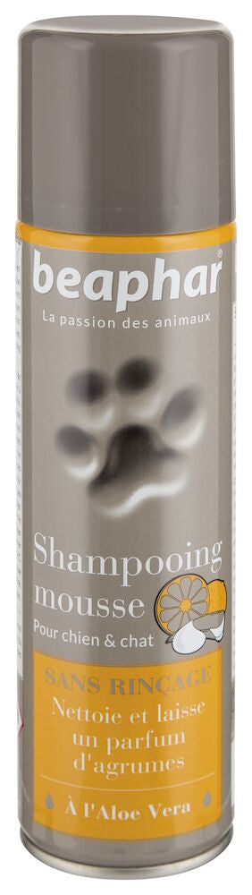 Beaphar Shampoing mousse sans rinçage