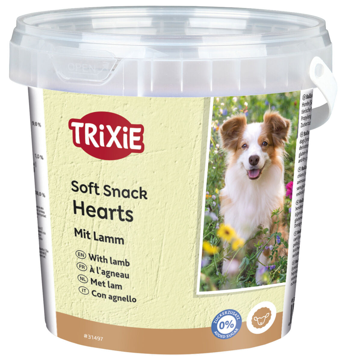 Soft Snack Hearts à l'agneau 500 g
