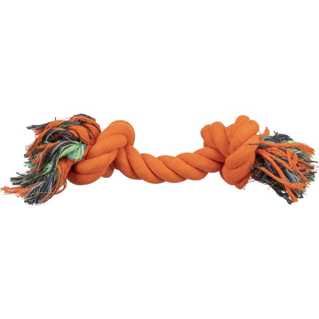 Corde pour chien 40 cm orange – coton polyester