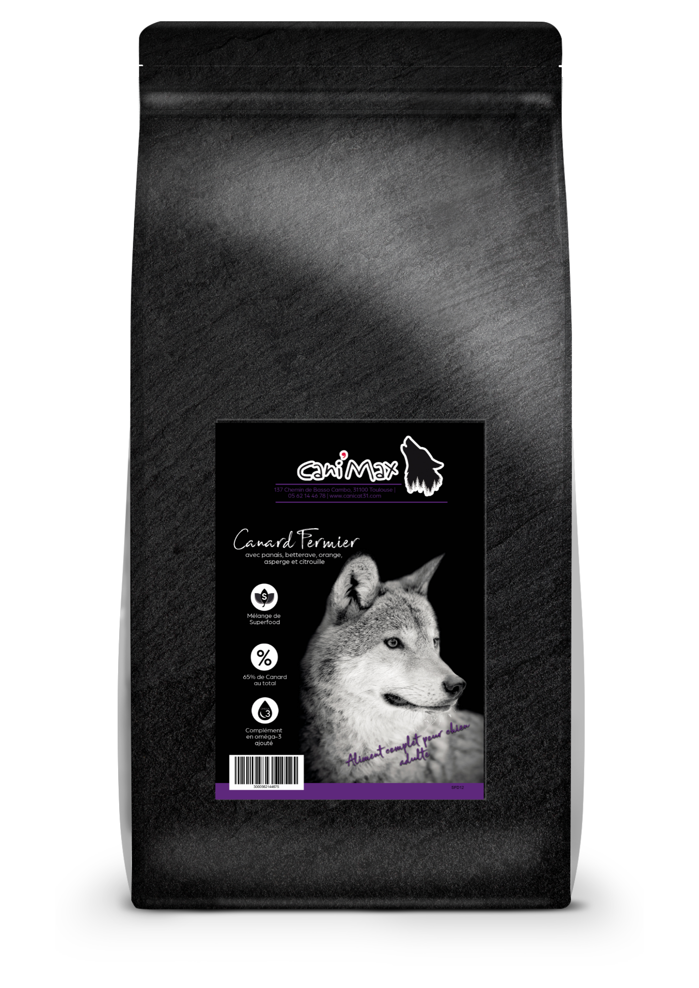 Cani'Max Super Food - Adulte - Canard fermier