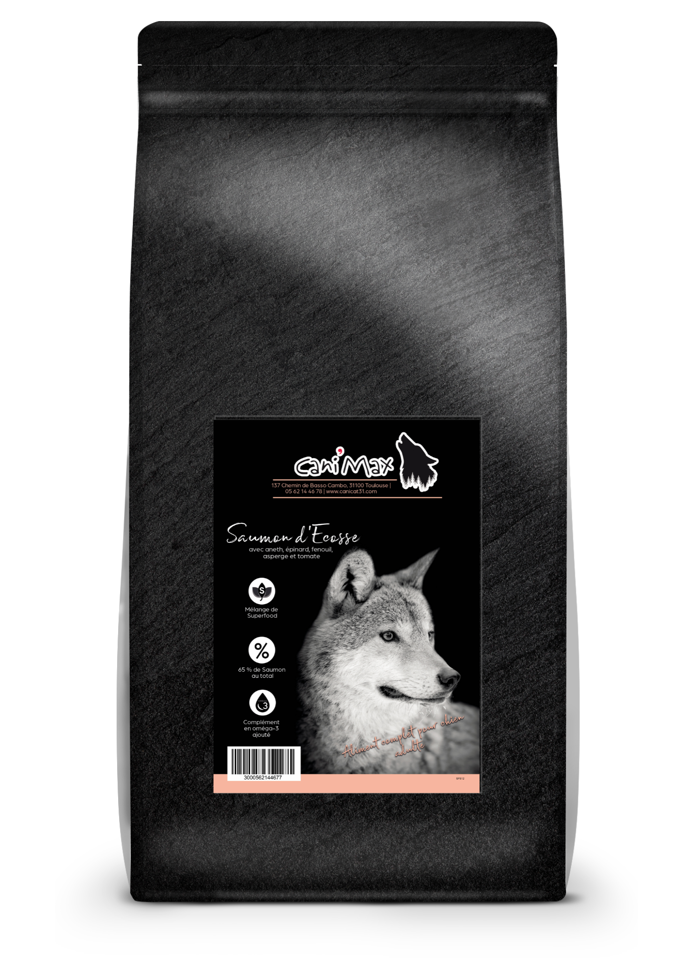 Cani'Max Super Food - Adulte - Saumon d'écosse