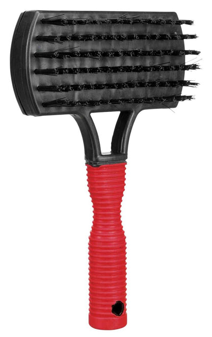 Brosse double face chien chat métal nylon 10x17 cm