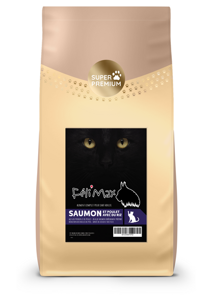 Féli'Max - Super Premium - Adulte - Saumon et Riz