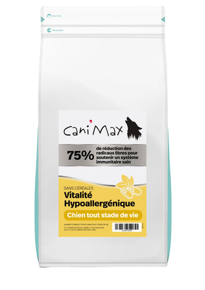Cani'max vitalité hypoallergénique