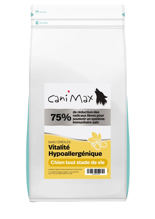 Cani'max vitalité hypoallergénique