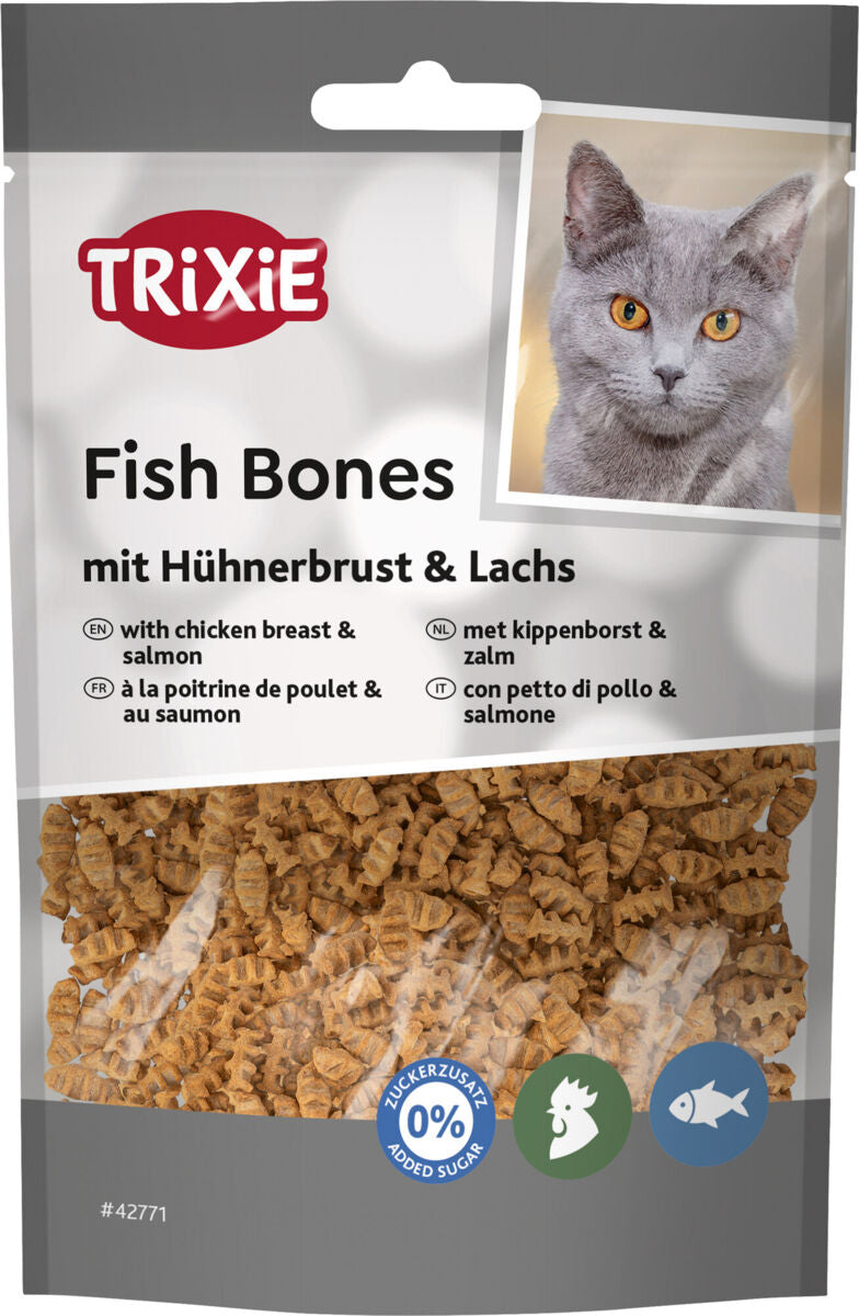 Fish Bones à la poitrine de poulet et au saumon 50 g