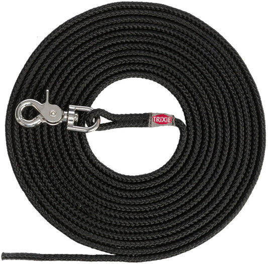 Laisse avec Mousqueton à Gâchette Anti-Saletés pour Chien