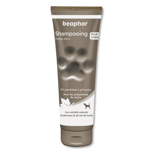 Beaphar Shampoing premium pour pelage blanc