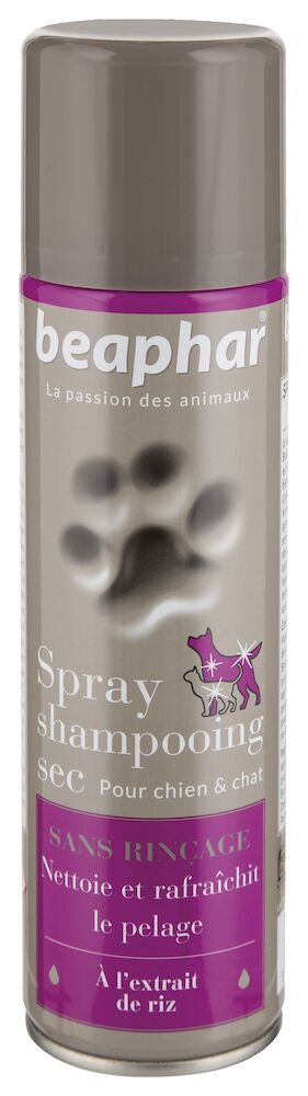 Beaphar Spray shampoing sec sans rinçage